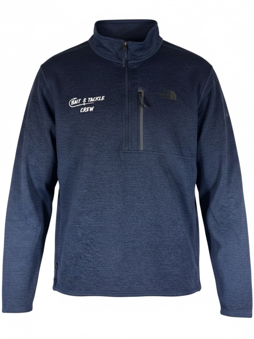 The North Face Men’s Blue Skyline Customized 1/2 Zip Bait & Tackle Crew XXL